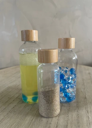 Lot de bouteilles sensorielles, brand: Fait Main, condition: New without tags, size: 6-9 months / 68 cm, €10.00, €11.20 includes Buyer Protection