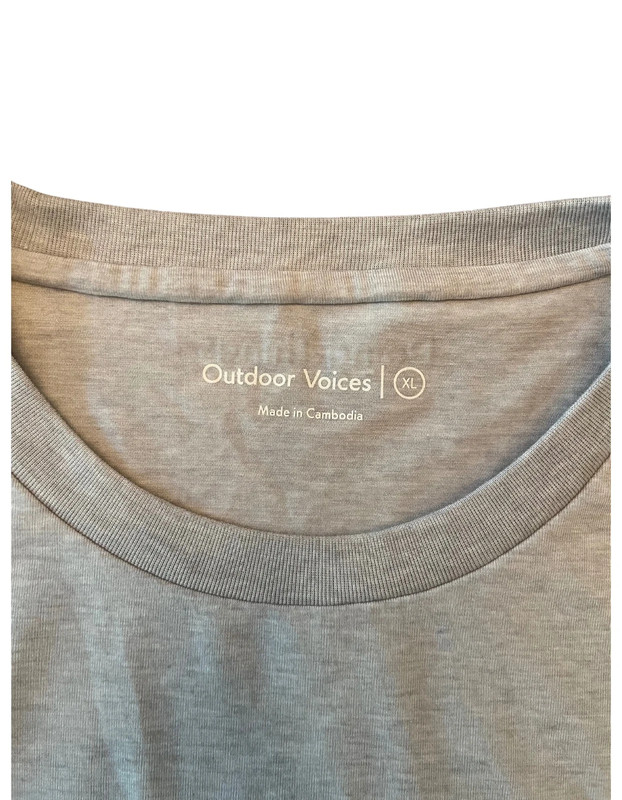 Outdoor Voices Men’s OG Sweat Tee Size XL 2