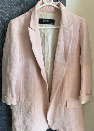 Veste blazer rose poudrée, brand: Zara, condition: Good, size: M / 38 / 10, €10.00, €11.20 includes Buyer Protection