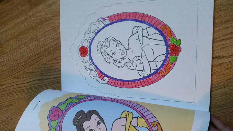 Dessin et coloriage les princesses Disney/draw and color princess