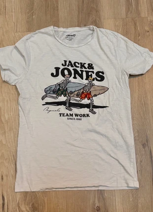 T-shirt Jack & Jones “Team Work” squelettes surfeurs – Taille S, brand: Jack & Jones, condizioni: Ottime, taglia: S, €3.00, €3.85 include la Protezione acquisti