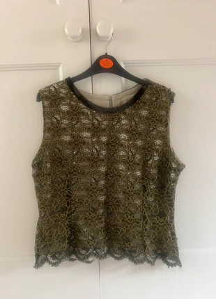 Parisian vintage gold top, brand: Vintage Dressing, condition: Good, size: S / 8, £8.00, £9.10 includes Buyer Protection