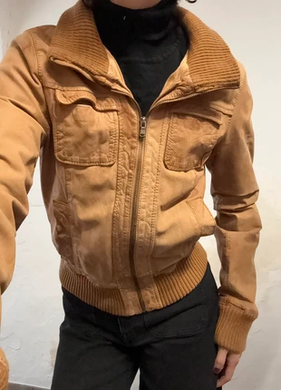 Veste cuir vintage, marke: ONLY, zustand: Sehr gut, größe: M / 38 / 10, 27,00 €, 29,05 € inklusive Vinted-Käuferschutz