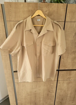 Chemisette beige militaire, marque: Vintage, état: Satisfaisant, taille: XXL, 10,00 €, 11,20 € Protection acheteurs incluse