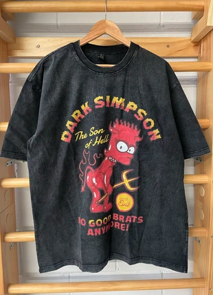Camiseta estilo vintage Bart Simpson, marca: The Simpsons, estado: Muy bueno, tamaño: M, 35,00 €, 37,45 € Protección al comprador incluida