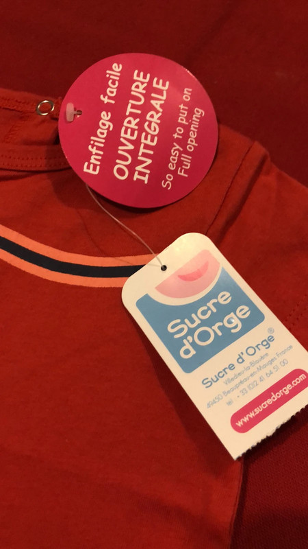 Teeshirt sucre d’orge 12 mois neuf mixte - photo numéro 2