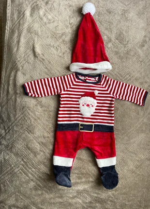Lot 2 pyjamas Père Noël 1 mois 🎅, brand: Sergent Major, condizioni: Ottime, taglia: 1-3 mesi / 56 cm, €4.00, €4.90 include la Protezione acquisti