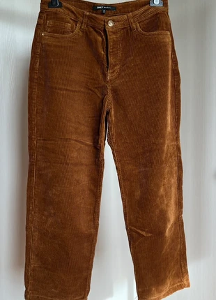 pantaloni marroni a coste, merk: ONLY, staat: Heel goed, maat: S / 36 / 8, € 10,00, € 11,20 inclusief Kopersbescherming