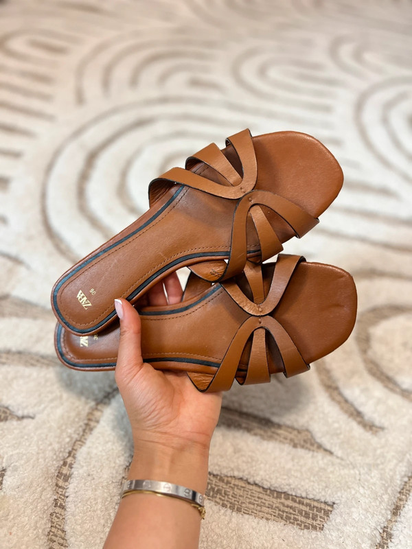 Zara Brown Sandals 3