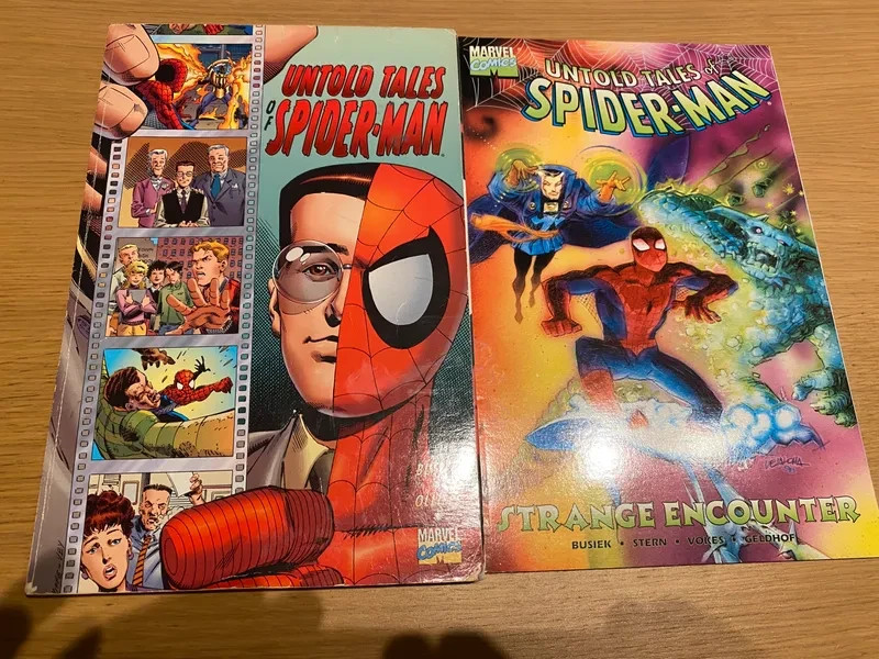 Lot TPB English & one-shot Untold Tales of Spider-Man & Strange Encounter Kurt Busiek