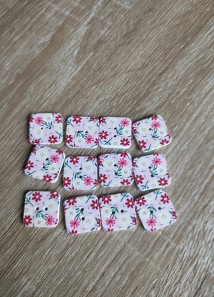 Matériel DIY #189 : boutons carrés 18 mm, état: Neuf sans étiquette, 1,20 €, 1,96 € Protection acheteurs incluse