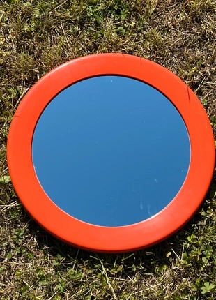 Superbe Miroir rond plastique Syla Orange – Vintage années 70's, marque: Syla, état: Bon état, 48,00 €, 51,10 € Protection acheteurs (Pro) incluse