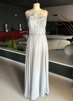 Abito lungo da cerimonia/sposa civile – Monica Loretti, marke: Monica Loretti, zustand: Neu, mit Etikett, größe: XL / 42 / 14, 45,00 €, 47,95 € inklusive Vinted-Käuferschutz