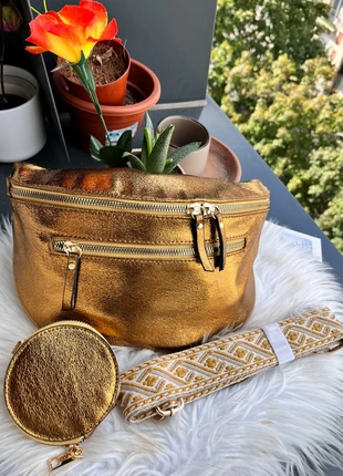 Sac banane irisée marron bronze jamais utilisé, staat: Heel goed, € 16,00, € 17,50 inclusief Kopersbescherming