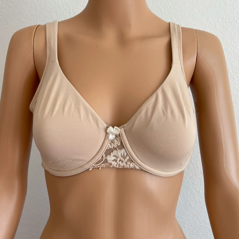 Nordstrom Intimates Soft Cup Wired Bra Size 34D Beige