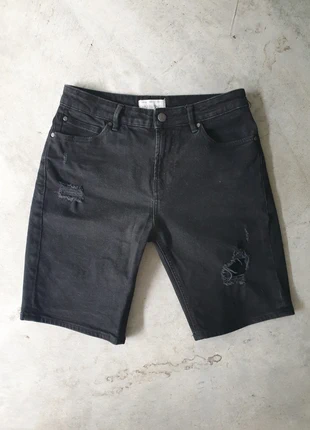 Pull & Bear Black Denim Shorts, marque: Pull & Bear, état: Très bon état, taille: S, 5,00 €, 5,95 € Protection acheteurs incluse