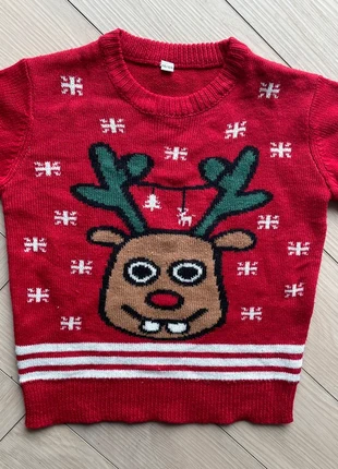 Kerst trui, estado: Muito bom, tamanho: 4 anos / 104 cm, €3.50, €4.38 inclui Proteção do Comprador