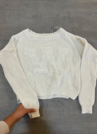 Y2k maglione bianco Tally Weijl - 100% COTONE - taglia S, brand: Tally Weijl, condizioni: Ottime, taglia: S / IT 40 / EU 36, €3.00, €3.85 include la Protezione acquisti