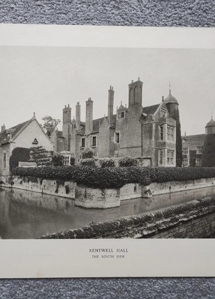 Kentwell hall, south side - antique print - 1929, brand: NO LABEL, condition: Good, £8.99, £10.14 includes Buyer Protection Pro