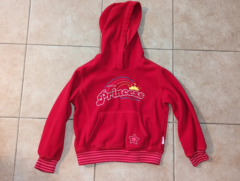 Disney Princess Embroidered Fleece Hoodie 1