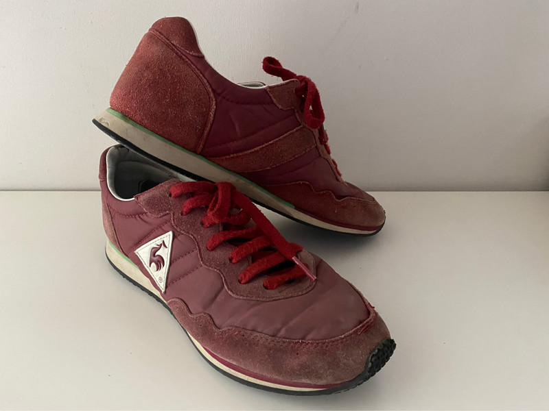 Le Coq Sportif rojo granate. 38. Mujer Woman Femme Vinted