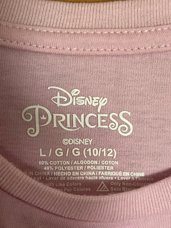 Disney Princess short sleeve t-shirt. 3