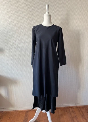 Wool COS wool-blend midi dress navy 38, marke: COS, zustand: Sehr gut, größe: M / 38 / 10, 29,00 €, 31,15 € beinhaltet Vinted-Käuferschutz Pro