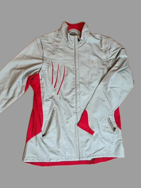 Adidas Jacke trainingsjacke Vintage grau rosa pink Vintage aesthetic s Vinted