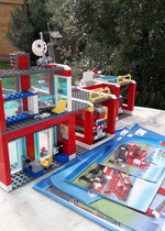 CASERNE de POMPIERS LEGO Réf. 347 - Ô TANT JADIS