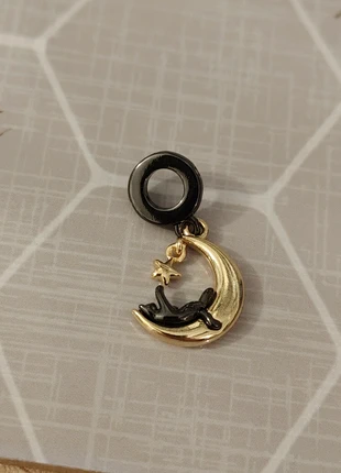 Chic 925 Silver-Plated Charm/Crescent/Cat/Star, brand: Unbranded, condition: New without tags, £5.65, £6.63 includes Buyer Protection