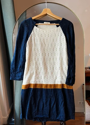 Robe Ba&sh – Taille 1 – Trois matières, marke: Ba&sh, zustand: Sehr gut, größe: XS / 34 / 6, 49,00 €, 52,15 € inklusive Vinted-Käuferschutz