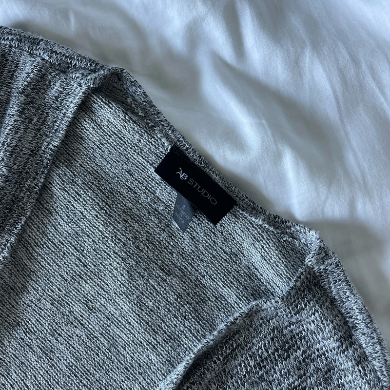 Grey Knit Cardigan 4