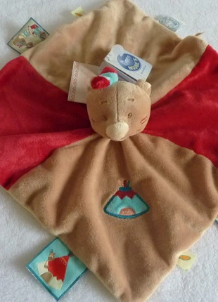 Doudou ours Pinto et Kaya Noukie's, merk: Noukie's, staat: Nieuw met prijskaartje, maat: 3-6 maanden / 62 cm, € 17,00, € 18,55 inclusief Kopersbescherming