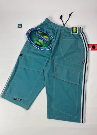 00s Stuka Carpenter Baggy Wide Leg Short -Short Baggy Large matière jogging Teal, marque: Stuka 01, état: Très bon état, taille: L, 75,00 €, 79,45 € Protection acheteurs (Pro) incluse