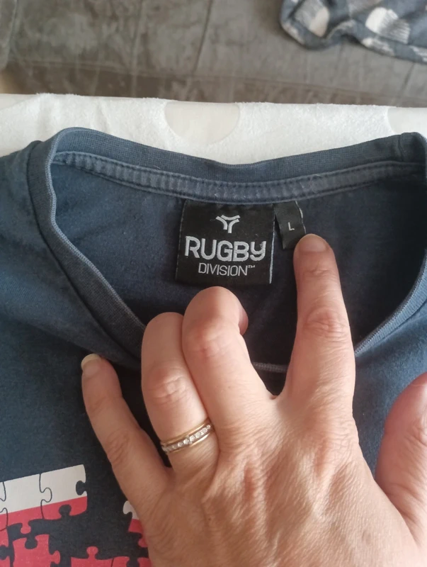 Tee shirt manches courtes homme Rugby Division taille L - photo numéro 4