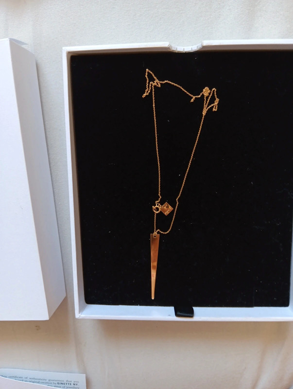 Collier ginette ny or