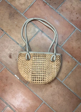 Vintage Dressing | Sac à main - Paille tressé - Made in Italy | Beige - Crème | Taille Unique, marque: Vintage Dressing, état: Bon état, 15,00 €, 16,45 € Protection acheteurs incluse