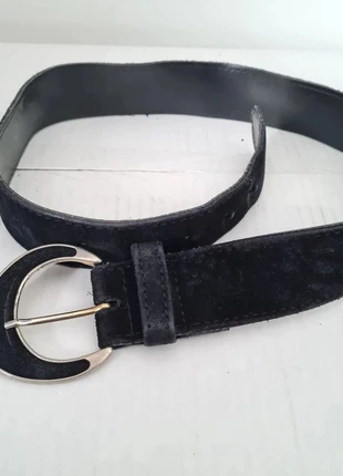 ceinture noir nubuck 70/75 cm, condition: Very good, size: Adjustable, €4.00, €4.90 includes Buyer Protection