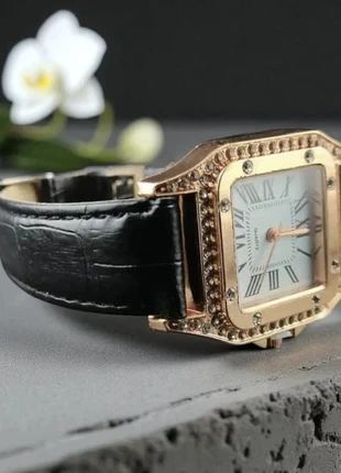 Montre carrée noire, or, style vintage r228, brand: Quartz, condizioni: Ottime, taglia: Taglia unica, €9.50, €10.68 include la Protezione acquisti Pro
