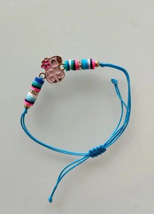 Bracelet réglable capybara avec fleur, état: Neuf sans étiquette, 1,50 €, 2,28 € Protection acheteurs incluse