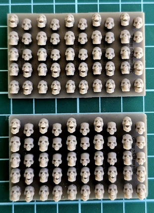 2x blister human skulls 28mm, état: Très bon état, 10,00 €, 11,20 € Protection acheteurs incluse