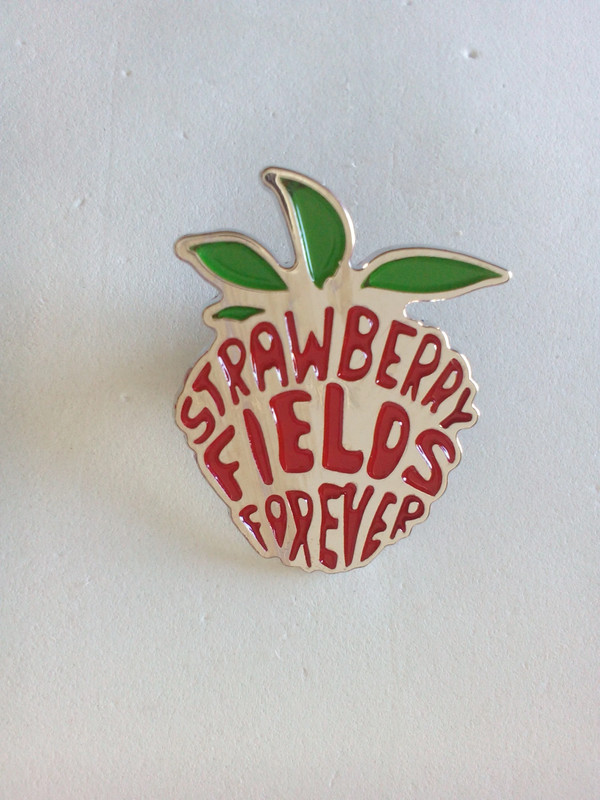 Strawberry Fields Forever Pin Metal Badge Pins The Beatles | Vinted