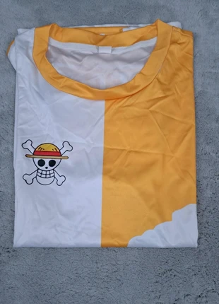 T-shirt One piece orange et blanc, Taille L, brand: OnePiece, condizioni: Ottime, taglia: L, €15.00, €16.45 include la Protezione acquisti