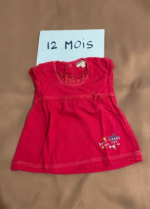 T shirt 12mois, marca: Kimbaloo, estado: Bom, tamanho: 9-12 meses / 74 cm, €1.00, €1.75 inclui Proteção do Comprador