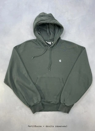 Pull Carhartt wip kaki Femme Coupe large 100% coton Hoodie Sweatshirt - Taille S #1210, marke: Carhartt, zustand: Sehr gut, größe: S / 36 / 8, 49,00 €, 52,15 € beinhaltet Vinted-Käuferschutz Pro