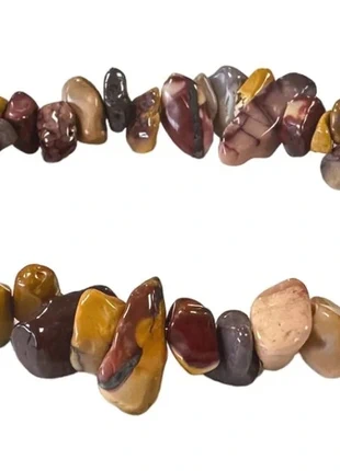 Bracelet en mookaite baroque, staat: Nieuw zonder prijskaartje, € 3,50, € 4,38 inclusief Kopersbescherming