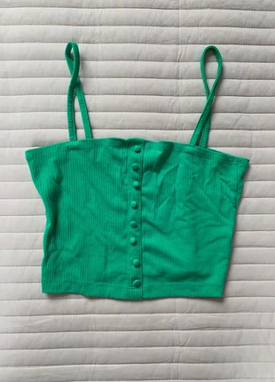 Top court vert , marca: Vintage, estado: Nuevo sin etiquetas, tamaño: XS / 34 / 6, 3,00 €, 3,85 € Protección al comprador incluida