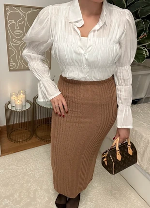 Jupe longue côtelé neuve taille M, S. Ou L. Marron Extensible, marque: Boutique indépendante, état: Neuf sans étiquette, taille: M / 38 / 10, 4,00 €, 4,90 € Protection acheteurs incluse