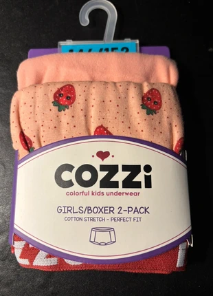 Lot de 2 boxers fille – taille 11-12ans, marca: Cozzi, estado: Novo com etiquetas, tamanho: 11 anos / 146 cm, €2.00, €2.80 inclui Proteção do Comprador