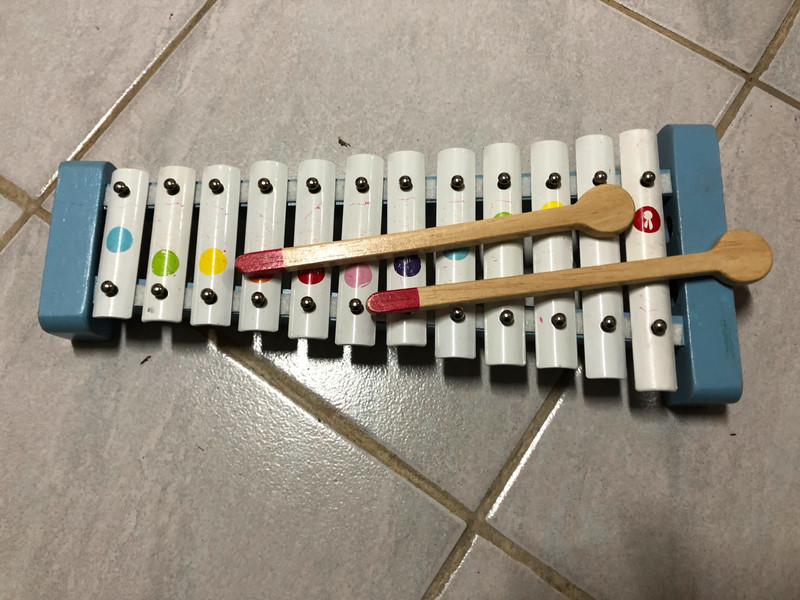 Xylophone bébé - Jouet musical à tirer pour enfant dès 18 mois Janod
